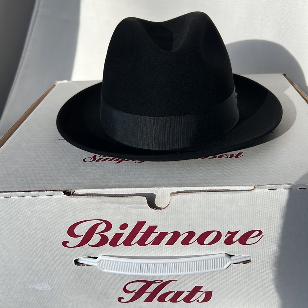 Biltmore Royal Pintch Fedora, Made in Canada - Picture 2 of 8